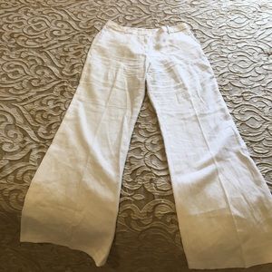 Michael Koors white linen pants